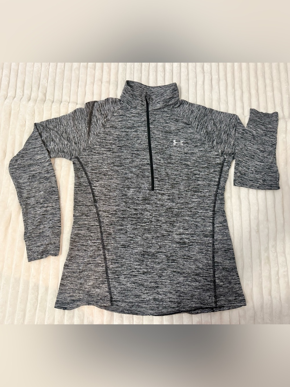 Under Armour Women’s Heather Grey Half-Zip Performance Pullover